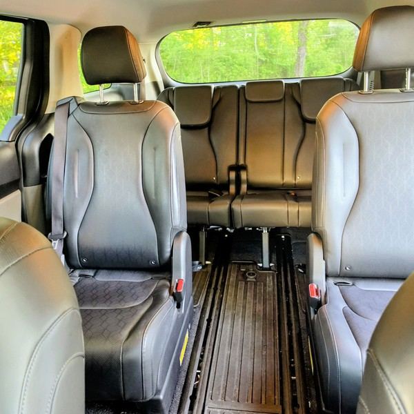 Minivan interior seating